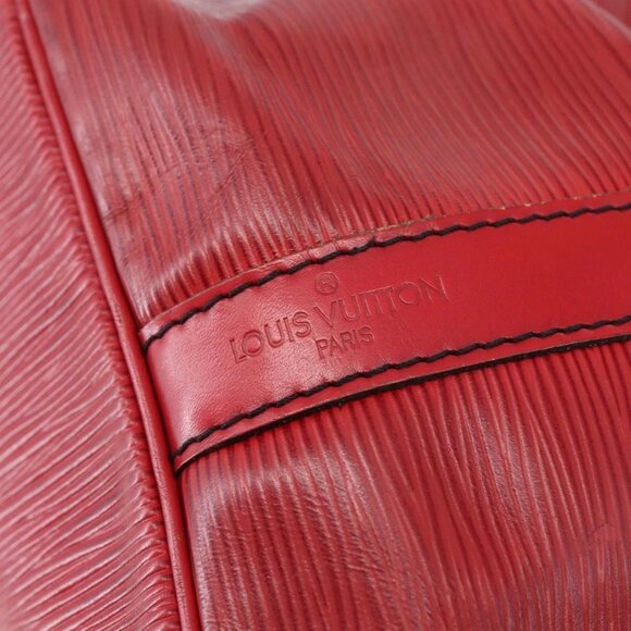 LOUIS VUITTON Epi Petit Noe Shoulder Bag Red M44107 LV Auth gh981 - Picture 10 of 16